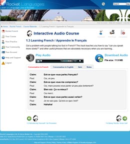 Learn French Learning Lounge Screen Shot